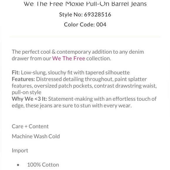 NWT Free People We The Free Moxie Jeans In Little Darlin Grey - Picture 6 of 16